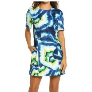 Never worn blue French connection whisper dress size 6